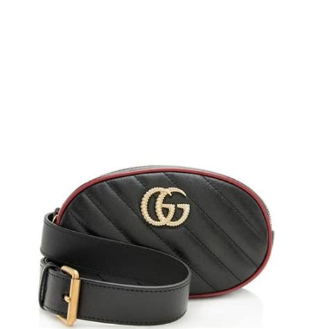 gucci marmont belt bag size 95|gucci denim marmont bag.